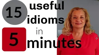 Learn 15 idioms in 5 minutes (with word "under")