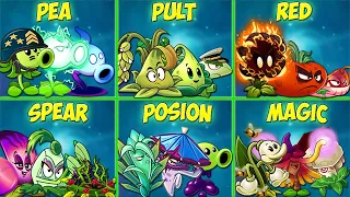 Random 6 Best Team Plants Battlez - Which Team Will Win? - PvZ 2 Team Plant VS Team Plant