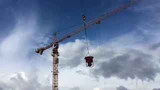 August Hylse - LIEBHERR Lyftkranar (Tornkranar) på bygge i KARLSKRONA sept 2017 (stora maskiner)