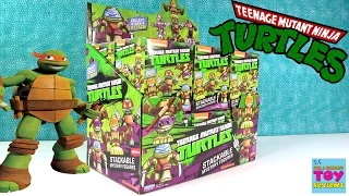 Teenage Mutant Ninja Turtles Stackable Mystery Figures Blind Box Unboxing | PSToyReviews