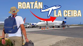 😰✈ Mi Primera Vez en Avión | Viajando de Roatán a La Ceiba en Honduras