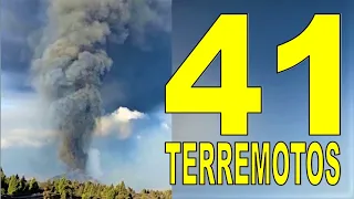 🔴🌋NUEVA FISURA cerca del cráter del Volcán de La Palma🌋 41 terremotos en 24 horas 🔴COMITÉ CIENTÍFICO