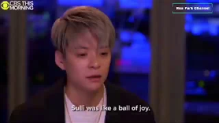 Amber talks about Sulli