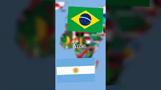 Brazil vs Argentina #shorts #military #countryballs