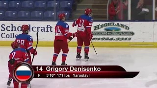 Denisenko gets two second-period goals vs. Czechs -- 2/15/18