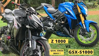 Z1000 VS GSX-S1000 QUEM LEVA A MELHOR (REMAPEADAS)