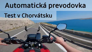 Jazdenie po Pagu, Motorka s automatom [MOTOTRIP CHORVÁTSKO 2/2]