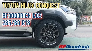 BFGoodrich KO2 Tires 285/60 R18 on Toyota Hilux Conquest @ RNH Tire Supply