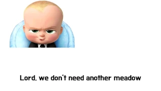 Boss Baby ost What the World Needs Now Is Love(Lyrics)