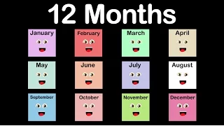 Months of the Year Song/12 Months of the Year Song/Calendar Song