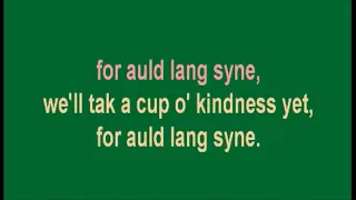 Auld Lang Syne, Tryst, Lyrics