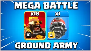 TH13 Super Hog Ground Attack with Mega Battle Drill | Town Hall 13 Attack