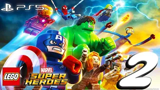 LEGO Marvel Super Heroes Walkthrough Gameplay Part 2 - No Commentary PS5 [1080p 60FPS]