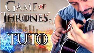 GAME OF THRONES (Theme) - TUTO Guitare Acoustic FINGERSTYLE