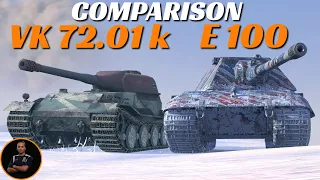 E 100 VS VK 72.01K  | Which Is Better? | WoT Blitz