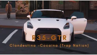 Nissan R35-GTR LB Walk (GTA V Cinematic Showcase)