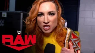 Becky Lynch wants a piece of Asuka: Raw Exclusive, Jan. 6, 2020