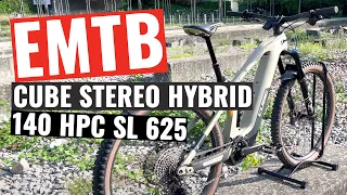 CUBE Stereo Hybrid 140 HPC SL 625 desert´n´orange 2021 EMTB 4K