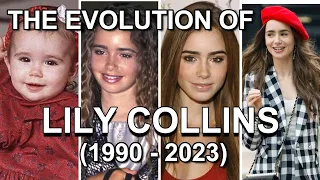 FAMOUS STARS: THE EVOLUTION OF LILY COLLINS 1990 to 2023