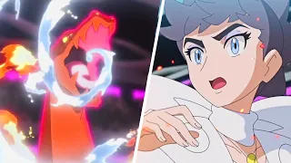 Leon VS Diantha - G-max Charizard VS Mega Gardevoir - Pokemon Journeys Episode 122【AMV】