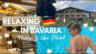 🍵🧘🏻‍♀️I stayed at a Bavarian style Spa Hotel | ROOM TOUR Alpenhof Murnau 🇩🇪