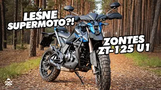 Zontes U1 125 - Leśne Supermoto?! Po asfalcie i po błocie!