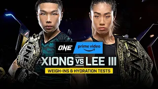 LIVE ONE Championship on Prime Video 2 weight and hydrations tests | SCMP Martial Arts