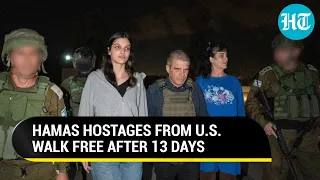 Hamas' First Surrender? Watch Gaza Militants Release Hostages From U.S. | 'Fascist Biden...'