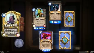 Opening 110 hearthstone Packs