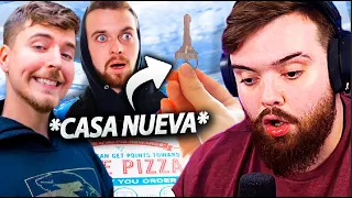 PIDE UNA PIZZA Y LE DA LA CASA DE PROPINA | REACCIONANDO A MRBEAST