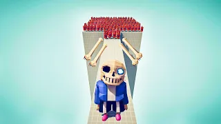 SANS vs 100x UNITS - Totally Accurate Battle Simulator TABS