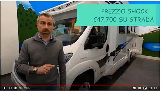 Camper nuovo economico Semintegrale XGO dynamic  95 plus basculante gemelli garage