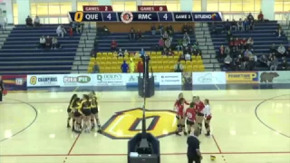 Women's Volleyball Game in 60 - Queen's vs RMC | January 15, 2017