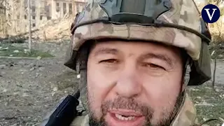 El jefe de la región de Donetsk instalado por Moscú afirma haber visitado la ciudad de Bajmut