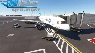 New York to Dominican Republic,KJFK-MDST |FlyBywire A320neo