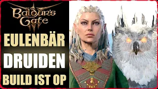 Baldurs Gate 3 Druiden Build Deutsch Eulenbär Guide Halsin & Jaheira mit 250 Flächenschaden