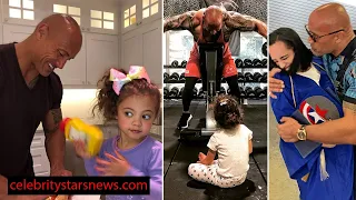 Dwayne Johnson (The Rock) Daughters "Simon, Jasmine & Tiana" (VIDEO) 2021