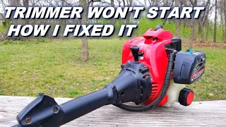 Here's how I fixed my Troybilt trimmer that  wouldn't start.