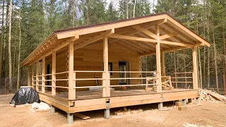 We have built a house out of warm timbers. New construction technology