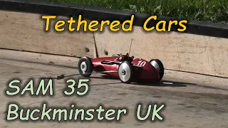 Tethered Cars - SAM 35 Autumn Gala, BMFA Buckminster, UK - Oct 2023