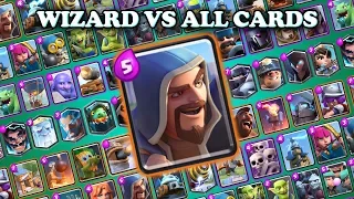 WIZARD VS ALL CARDS | CLASH ROYALE CHALLENGE