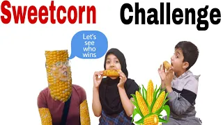 SWEETCORN CHALLENGE | Ultimate game |Fun Challenge|Corn Challenge with Hassan and Aleeza