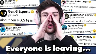 Why are teams quitting Rocket League?