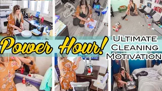 POWER HOUR |  2020 REAL LIFE Clean With Me | ULTIMATE CLEANING MOTIVATION | Speed Cleaning