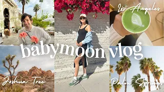 🌙 Our Babymoon Vlog | last trip before baby, eating our way through LA, Palm Springs, & Joshua Tree