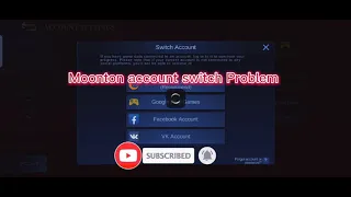 Moonton account switch Problem fix❤️