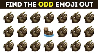 HOW GOOD ARE YOUR EYES NO.264 | Find the odd emoji out | Emoji Puzzle Quiz
