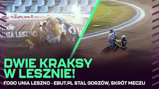 NIEBEZPIECZNE WYPADKI W LESZNIE, GORZÓW GONI CZOŁÓWKĘ! UNIA - STAL, SKRÓT MECZU