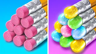 SCHÜLERTYPEN || 3D-STIFT-IDEEN FÜR SNACK-LIEBHABER! Witzige Szenen aus der Schule auf 123 GO! GOLD