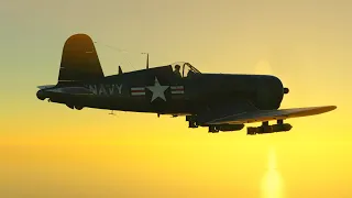War Thunder F4U CORSAIR Cinematic Battle - Whistling Death 🔥